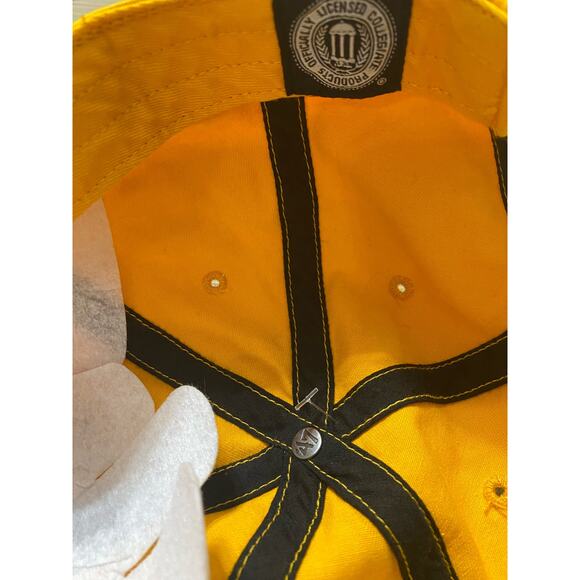 Michigan U of M College Baseball Hat OSFM Adjustable Maize Blue NEW License Cap - Picture 7 of 11